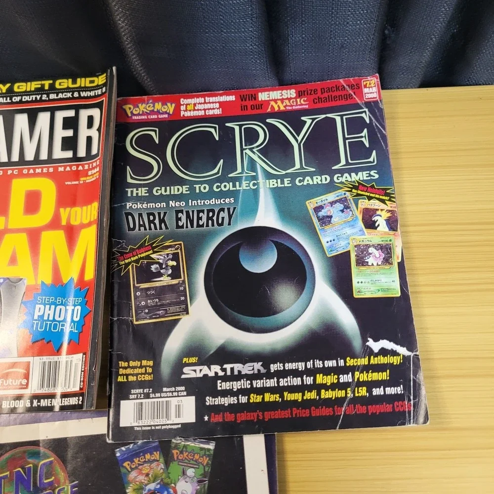 Vintage Magazine Lot‎ PC Gamer Dec 2005 Scrye March 2000 Animerica Extra Vol. 5